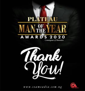 Winners of Plateau Man of the year award