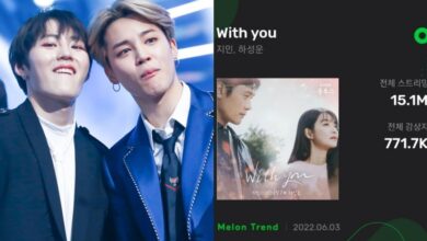 BTS Jimin & Ha Sung Woon's duet OST 'With You' achieves 15 million streams on Melon