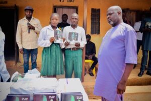 Mangu Students Receive Free Books from Pantu Brothers and Kumchi on Children’s Day